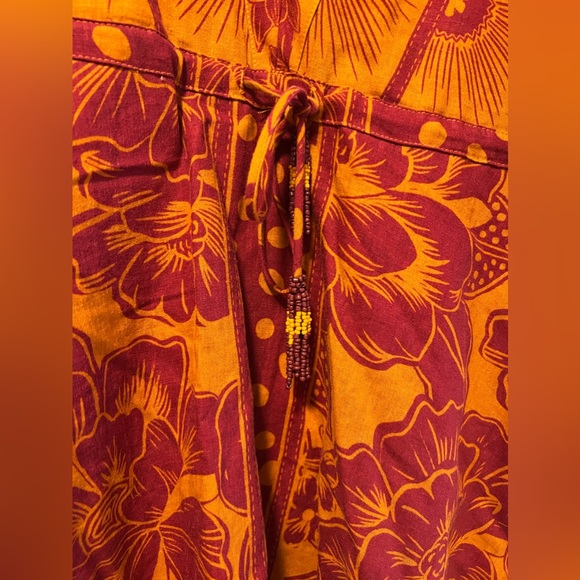 Farm Rio x Anthropologie Printed V Neck Tunic Dress - Picture 7 of 10